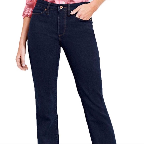 Lands' End Denim - Lands end mid rise boot cut size 10